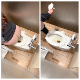 A daring cameraman risks everything to record 4 unsuspecting women shitting in a public restroom toilet from an adjoining stall. Product reveal in 3 of the scenes. Some pissing. Presented in 720P vertical HD format. 140MB, MP4 file. Over 7.5 minutes.